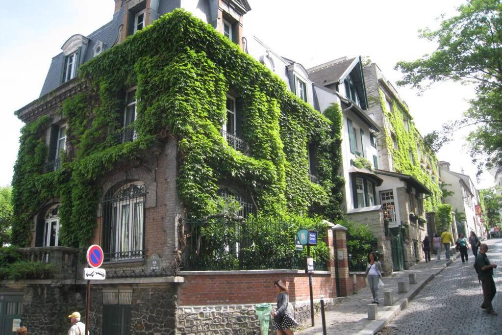Charming Apartment In Montmartre Paris Exterior foto