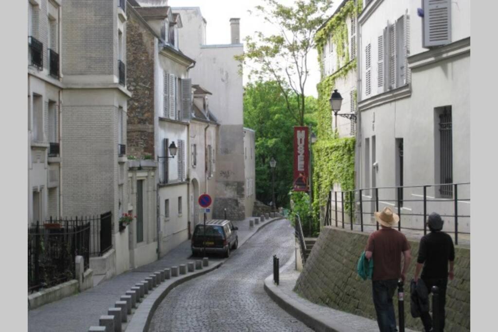 Charming Apartment In Montmartre Paris Exterior foto